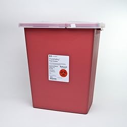 Kendall Sharps Container 8 Gallon Red - Model 8980