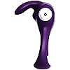 VeDO Thunder Bunny Rechargeable Vibrating Couples C-Ring, Clitoral Stimulation Deep Purple