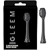 Gleem Electric Toothbrush Refill Head, 2 count, Black