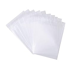 100 Pieces 9x12 Inch Clear Plastic Bags for Packaging, Clothing & T-Shirts Strong Packing Self Adhesive Cellophane Bag