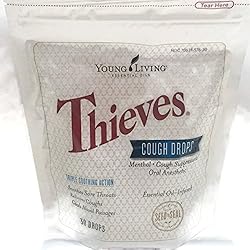 Thieves Cough Drops 30 Ct Essential Oil Infused by Young Living Essential Oils
