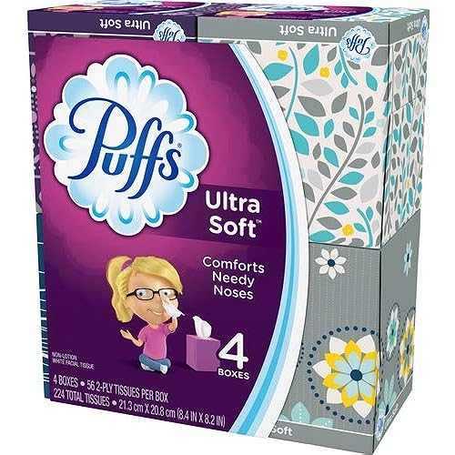 Procter & Gamble Commercial Facial Tissue; 2-Ply; 56Cube Box; 24 BXCT; White