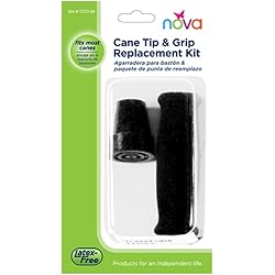 NOVA Medical Products Tip and Grip Replacement Kit, Black