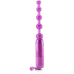 Vibrating Pleasure Beads, Purple
