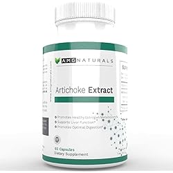 Artichoke Extract Capsules from Artichoke Leaf with Over 7mg of Cynarin A Great Source for Glucuronic Acid Content to Support Optimal Digestive Health and Estrogen Metabolism - Package May Vary