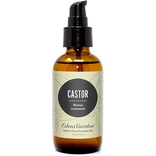 Edens Garden Castor Carrier Oil Best for Mixing with Essential Oils, 4 oz