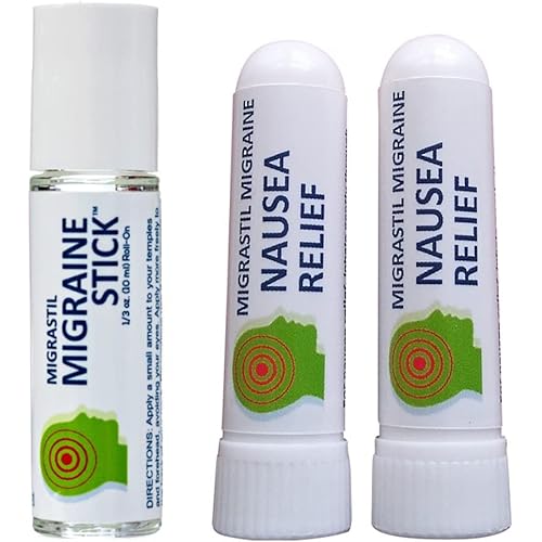 Migrastil Migraine Stick & Nausea Relief Inhalers Bundle