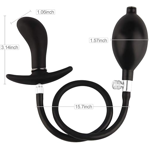 FST Expand Inflatable Anal Plug, Oversized Enema Training Butt Plug Anal Sex Toy for Men Women Beginners