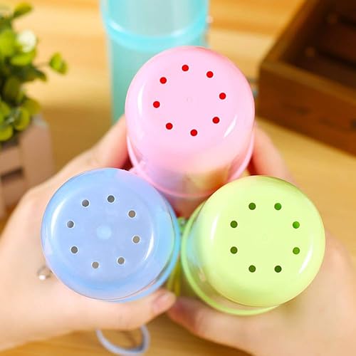 Colorido Portable Travel Camping Toothbrush Paste Holder Case Covered Bathroom Cup Box Pink