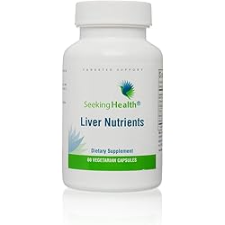 Seeking Health | Liver Nutrients | 60 Vegetarian Capsules | Milk Thistle, NAC & TMG Supplement | Liver Detox Cleanse