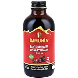 Immunia Urinary Health. Cranberry & Elderberry Concentrate. Natural. Delicious Taste. 5 mlDay
