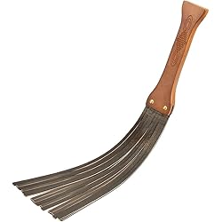 FST Spanking Paddles Leather Whip, BDSM Flogger with Wooden Handle for Couples Play