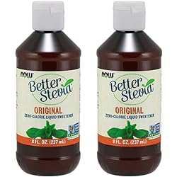 Now Foods Better Stevia Original Liquid Extract, 8 Ounce Bottle Pack of 2