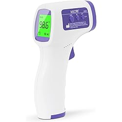 Thermometer, No-Touch Forehead Thermometer for Adults and Kids, 1 sec Reading, 3-in-1, Fever Alarm and Mute Mode, Store 96 Temperature Readings, Medical Grade, Medical-Grade US FDA Certification