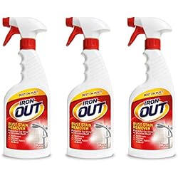 Iron OUT Rust Stain Remover Spray Gel, 16 Fl. Oz. Bottle 3-Pack