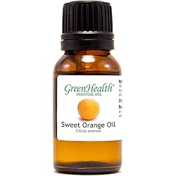 Sweet Orange – 12 fl oz 15 ml Glass Bottle – 100% Pure Essential Oil - GreenHealth