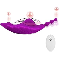 Vibrating Pantie with Controller Vibrating Panties Vibrating Pasties with Controller, Remote Control Vibe for Woman Sex Toys 10m Wireless 10 Models, IPX6 Waterproof, Magnetic Charging