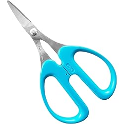 ALLEX Ostomy Scissors Curved Blunt Tips, Made in Japan, Small Scissors for Colostomy Bag and Wafer