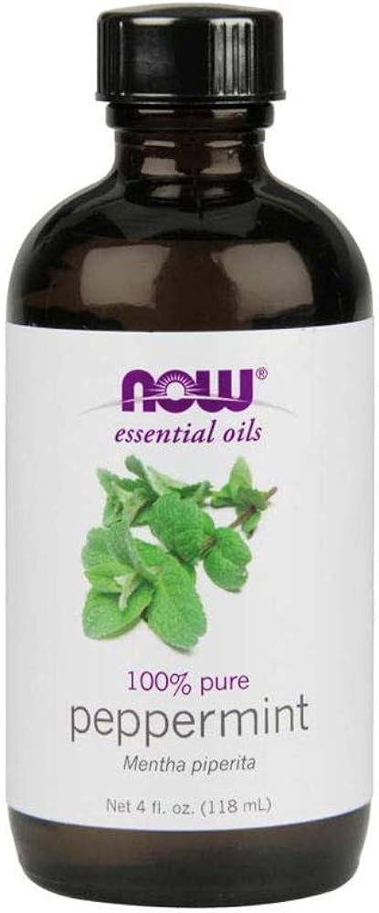 Now Peppermint Essential Oil, 4-Ounce