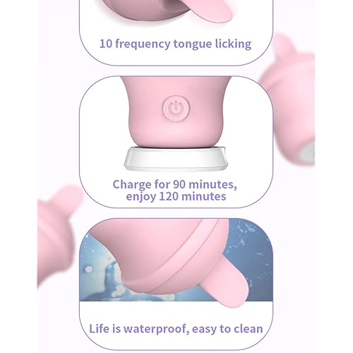 Rose Clitoralis Stimulator for Woman - Nipple Clitoral Stimulator Personal Massager - Adult Sex Toys for Women Couples
