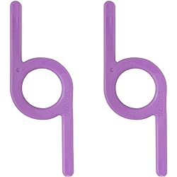 TalkTools Purple Chewy 2pack | Oral Motor Sensory Tool for Kids and Toddlers | Therapy Tools to Improve Chewing and Biting