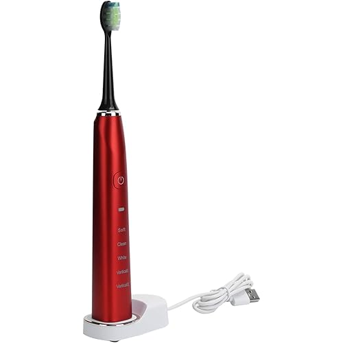 Intelligent Air Pressure Design Tooth Brush Ultrasonic Electric Toothbrush Can Be Brushed Vertically, Especially Suitable for People With Sensitive Teethred