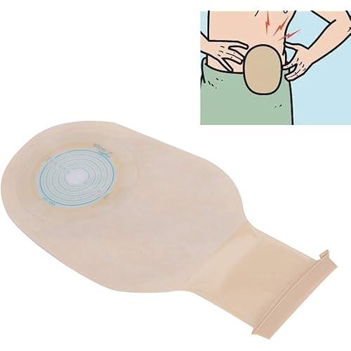 Colostomy Bags, Colostomy Pouch Soft Colostomy Pouch Skin‑Friendly No Stimulation Colonoscopy Bags Avoid Disgusting for Colostomy for OlderOpen