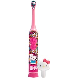 Firefly Power Protect Battery Toothbrush with Sanitary Character Cap - Hello Kitty