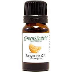 Tangerine – 13 fl oz 10 ml Glass Bottle – 100% Pure Essential Oil – GreenHealth