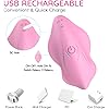 STIRLOVE Wearable Panty Vibrator with Wireless Remote Control Vibrating Egg, Waterproof Rechargeable Butterfly Vibrator Low Noise Clitoral Stimulator for Women Couples Valentine's Day Gift