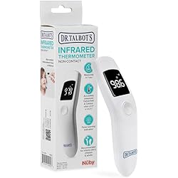 Dr. Talbot's Non-Contact Infrared Thermometer with Led Screen, White