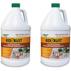 American Hydro Systems 2662 Rid O' Rust Liquid Rust Stain Remover, 1 Gallon, 2 Pack
