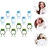 Healvian 12pcs Nose Stop Clip Nasal Nose Stopper Foam Nose Clips Clamp Nosebleeds Stopper Treatment Swimming Pool Nose Plug for Anti Snoring Nose Clip Devices