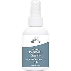 Herbal Perineal Spray by Earth Mama | Safe for Pregnancy and Postpartum, Natural Cooling Spray For After Birth, Benzocaine and Butane-Free 4-Fluid Ounce