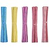 Mudder 500 Pieces Dot Twist Ties 4 Inches Bag Ties Bag Ties Twists Sandwich Freezer Bag Ties for Cellophane Party Bag