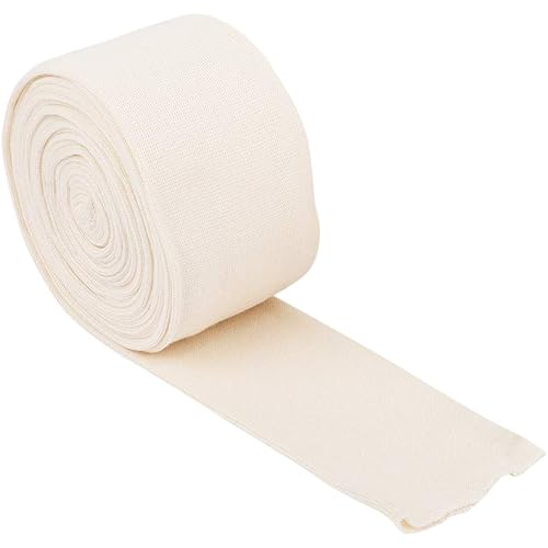 Cotton Stockinette Sleeve Roll, Naturally Stretchable Raw Cotton – Comfort wear, Sweat Absorbent – Odor and Prevents Residue Build up - Suitable for Under and Over Cast Bandage Wear Width 3 Inch