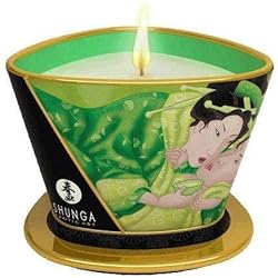 Massage Candle Exotic Green Tea 5.7oz by Shunga