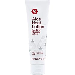 Aloe Heat Lotion Soothing Massage Lotion 4 fl. oz. 118 ml By Forever 1 X Lotion