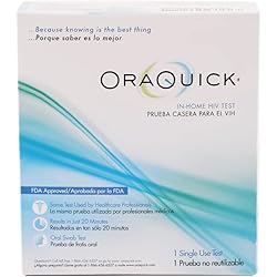 Oraquick Oral in Home Saliva Test for HIV. Completely Private The 1St Test You Can Read Yourself. No Outside Facilities Involved