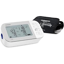 OMRON Gold Blood Pressure Monitor, Premium Upper Arm Cuff, Digital Bluetooth Machine, Stores Up To 120 Readings for Two Users 60 readings each
