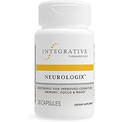 Integrative Therapeutics – Neurologix – Nootropic – Supports Concentration, Focus, Cognitive Function - Non-Stimulant with Neumentix Spearmint Extract, Citicoline, Saffron, B6-28 Capsules
