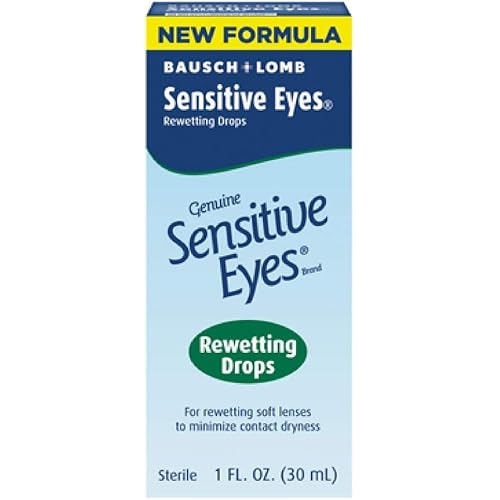 Bausch & Lomb Sensitive Eyes Rewetting Drops 1 oz Pack of 5