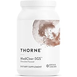 Thorne MediClear - SGS - Detox, Cleanse, and Weight Management Support - Rice and Pea Protein-Based Drink Powder with a Complete Multivitamin-Mineral Profile - Chocolate - 38.2 Oz