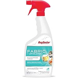 Rug Doctor Fabric Upholstery Multipurpose Cleaner, 24 oz. Ready-To-Use Spray Bottle, Fabric Cleaner Formula, Gently Removes Tough Stains