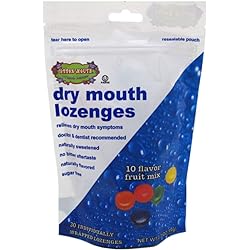 Cotton Mouth Lozenges Fruit Mix Bag 3.3 Ounce Pack of 2