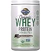 Garden of Life Certified Organic 21g California Grass Fed Whey Protein Powder - Chocolate, 12 Servings - Non-GMO, Gluten, RBST & rBGH Free