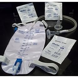 Complete Kit Urinary Incontinence One-Week, 7-Condom Catheters Self-Seal External 29mm Medium, Premium Leg Bag 1000ml Tubing, Straps & Fast and Easy Draining. by SPIRIT UltraFlex
