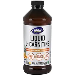 NOW Foods L-Carnitine Liquid Tropical Punch 1000 mg - 16 oz