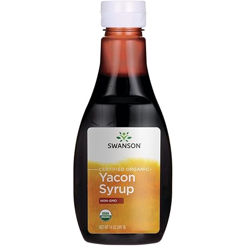 Swanson Certified Organic Yacon Syrup - Non-GMO 14 oz Liq