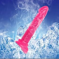 Pink Silicone Double Headed Silicone Suction Cup Realistic Classic Dick Wand for Men and Women